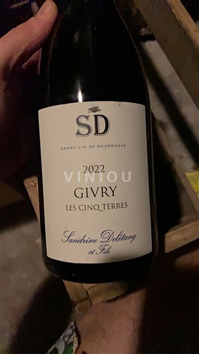 Borgogna Givry Sandrine Delettang et Fils Les Cinq Terres 2022