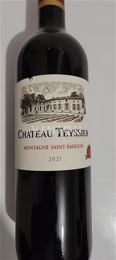 Bordoja Montagne-saint-émilion Château Teyssier 2021