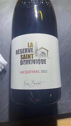 Valle del Ródano Vacqueyras La Réserve Saint Dominique 2023