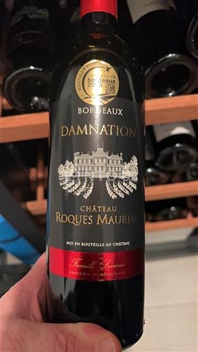 Bordeaux Château Roques Mauriac Damnation 2020