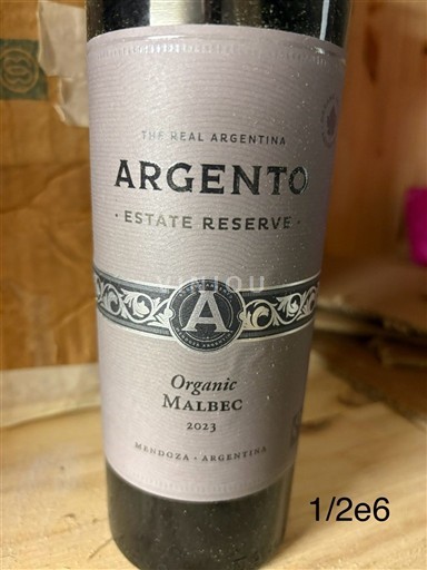 Mendoza Argento Estate Reserve Organic Malbec 2023