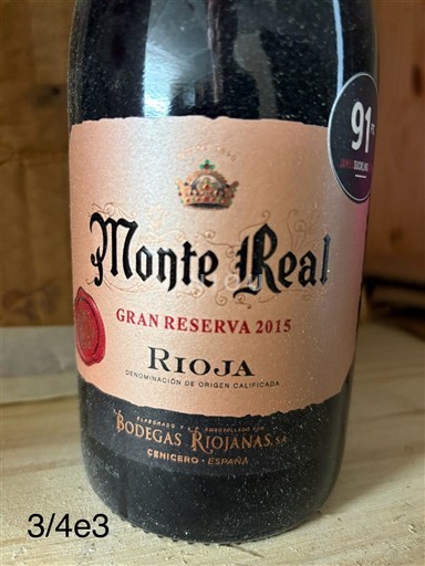La Rioja Rioja Bodegas Riojanas Monte Real Gran Reserva 2015