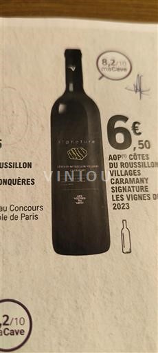 Roussillon Không được chỉ định Caramany Signature Les Vignes du Vent 2023