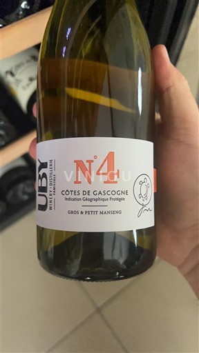 Sydvestfrankrig Côtes de Gascogne Domaine UBY N°4 2024