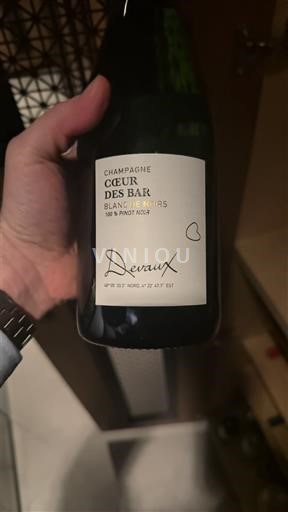 Šampanja Šampanjec Devaux Cœur des Bar Blanc de Noirs Neleten.