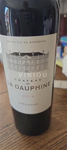 Bordeaux Fronsac Château La Dauphine 2016