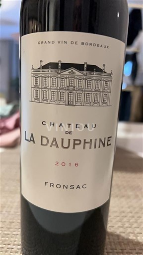 Bordeaux Fronsac Château La Dauphine 2016