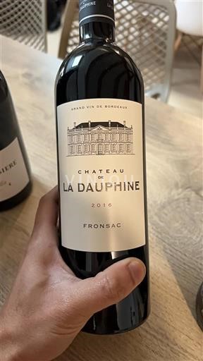Bordeaux Fronsac Château La Dauphine 2016