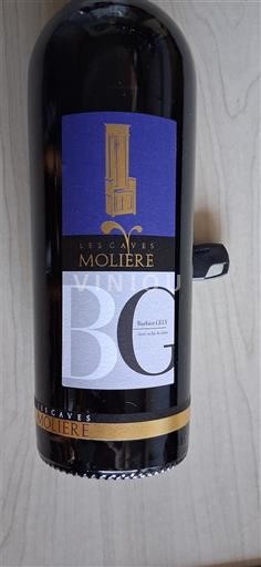 Vin Rouge sec BG Les Caves Molière 2019 France Sud-Ouest Buzet AOC