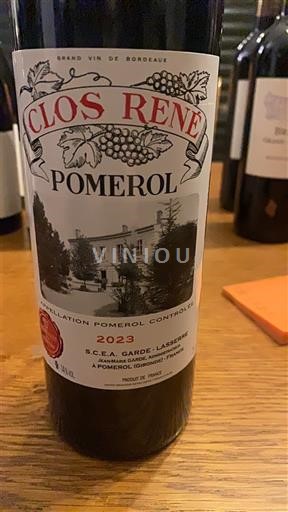 Bordeaux Pomerol Clos René 2023