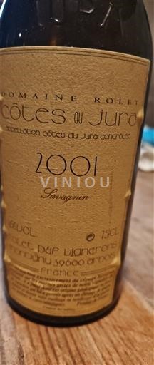 Jura Côtes du Jura Domaine Rolet Savagnin 2001