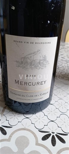 Borgogna Mercurey Domaine Clos de l’Evêque 2018