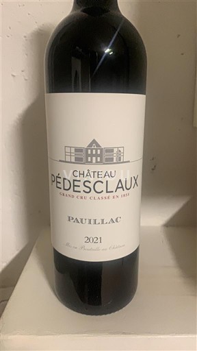 Bordeaux Pauillac Grand Cru Château Pédesclaux 2021