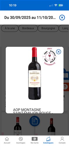 Bordeaux Montagne-Saint-Émilion Chantecler Neročník