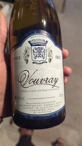 Loirevallei Vouvray Earl Maillle 2023