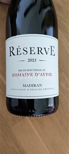 Sydvestfrankrig Madiran Domaine Aydie Réserve 2021