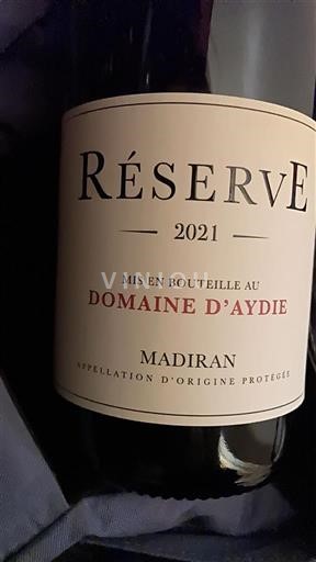Südwestfrankreich Madiran Domaine Aydie Réserve 2021