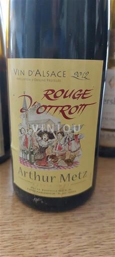 Alsace Arthur Metz Rouge d'Ottrott 2012