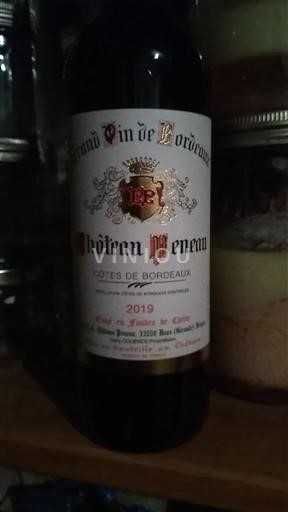 Bordeaux Côtes-de-Bordeaux Château Peneau 10 E 2019