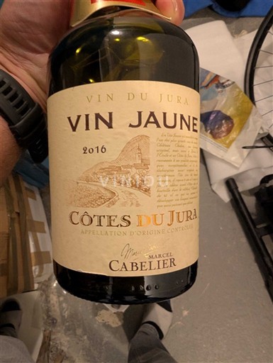 Jura Côtes du Jura Marcel Cabelier Vin Jaune 2016