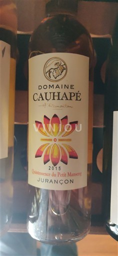 Tây Nam Jurançon Domaine Cauhapé Quintessence du Petit Manseng 2015