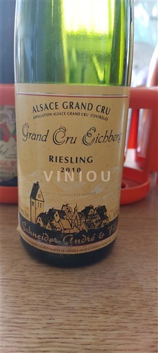 Alsazia Non specificato Grand Cru Schneider André & Fils Grand Cru Eichberg 2010