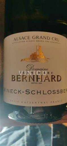 Alsazia Alsazia Grand Cru Grand Cru Domaine Jean-Marc Bernhard Wineck-Schlossberg Senza annata