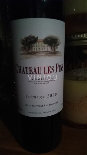 Roussillon Không được chỉ định Château Les Pins Primage 2020