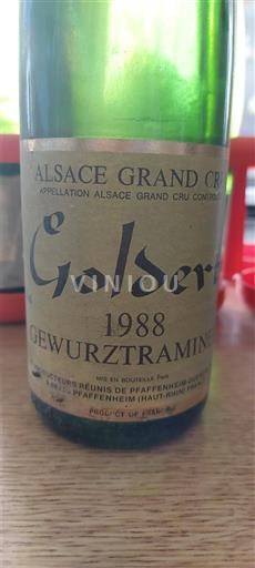 Alsazia Non specificato Grand Cru Cave Coopérative de Pfaffenheim Goldert 1988