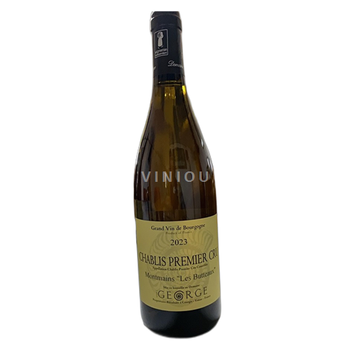 Bourgogne Chablis Premier Cru Domaine George Montmains Les Butteaux blanc 2023