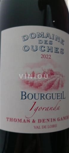 Vallée de la Loire Bourgueil Domaine Des Ouches Igoranda 2022