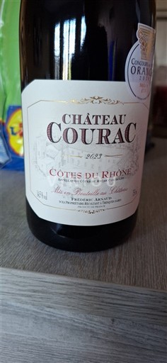 Thung lũng Rhône Côtes-du-rhône Château Courac 2023