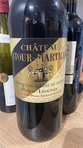 Bordeaux Pessac-Léognan Grand Cru Classé de Graves Château Latour-Martillac 2020