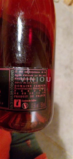 Roussillon Domaine Semper Rosae 2013