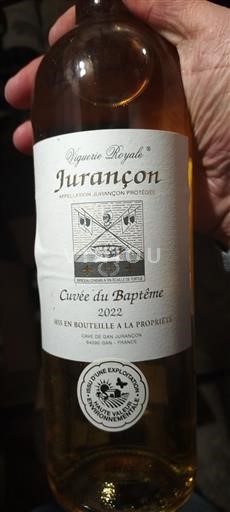 Tây Nam Jurançon Vignerie Royale du Baptême 2022