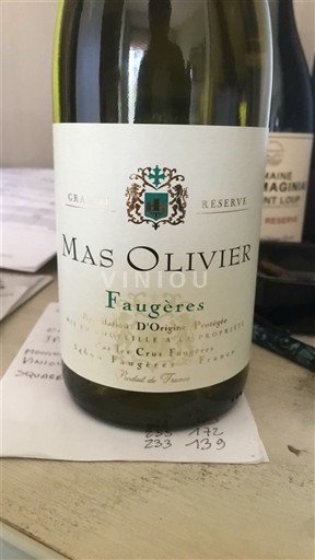 Languedoc Faugères Mas Olivier Grande Réserve 2024