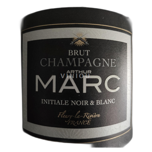 Šampanja Šampanjec Arthur Marc Initiale Noir & Blanc Neleten.
