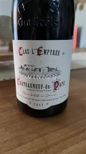 Rhônevallei Châteauneuf-du-Pape Clos l'Empyrée 2023