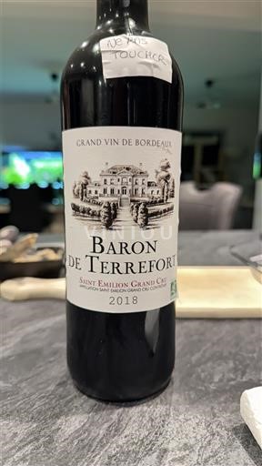 Bordeaux Saint-Émilion Grand Cru Grand Cru Baron de Terrefort 2018