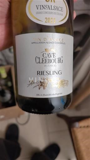 Alsace Riesling Cave de Cleebourg 2023
