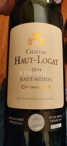 Bordeaux Haut-Médoc Château Haut-Logat 2014