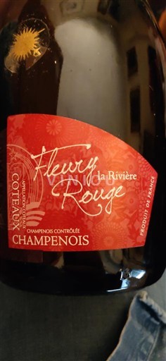 Champagne Coteaux Champenois Fleury la Rivière Rouge Niet-geïntegreerd