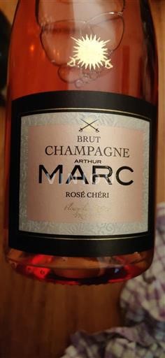 Champagne Arthur Marc Rosé Chéri Icke årgångsbetecknad