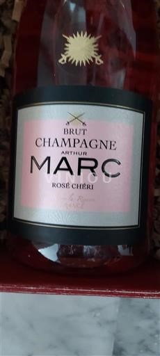 Šampanja Šampanjec Arthur Marc Rosé Chéri Neleten.