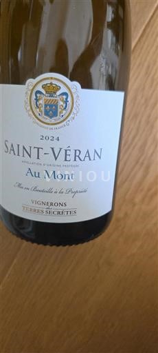 Burgundsko Saint-Véran Vignerons Terres Secrètes Au Mont 2024