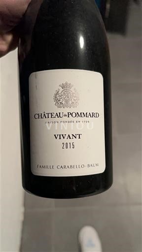 Borgoña Pommard Grand Cru Château Pommard Vivant 2015