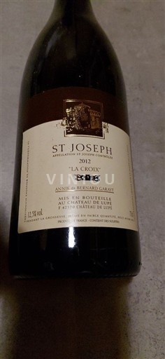 Vale do Ródano Saint-Joseph Château Lutz La Croix 2012