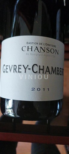 Burgundy Gevrey-Chambertin Chanson 2011