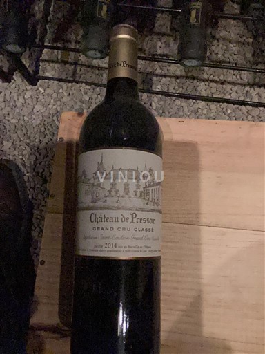 Bordeaux Saint-Émilion Grand Cru Grand Cru Classé Château Pressac 2014