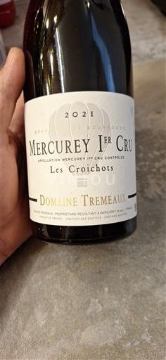 Burgundi Määrittelemätön Premier Cru Domaine Tremeaux Les Croichots 2021
